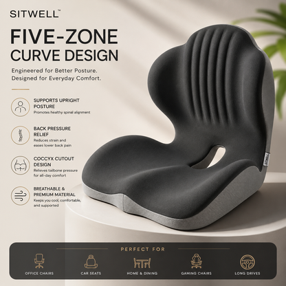 SitWell™ Ergonomic Support Cushion