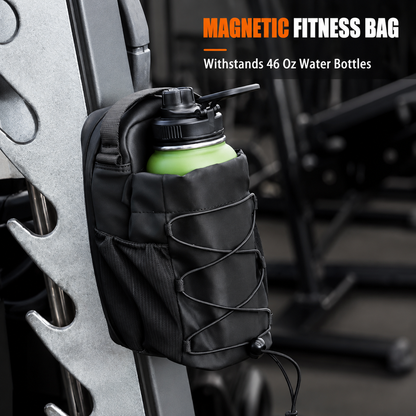 Magnetic Gym Bottle Bag – Hands-Free Bottle & Essentials Holder