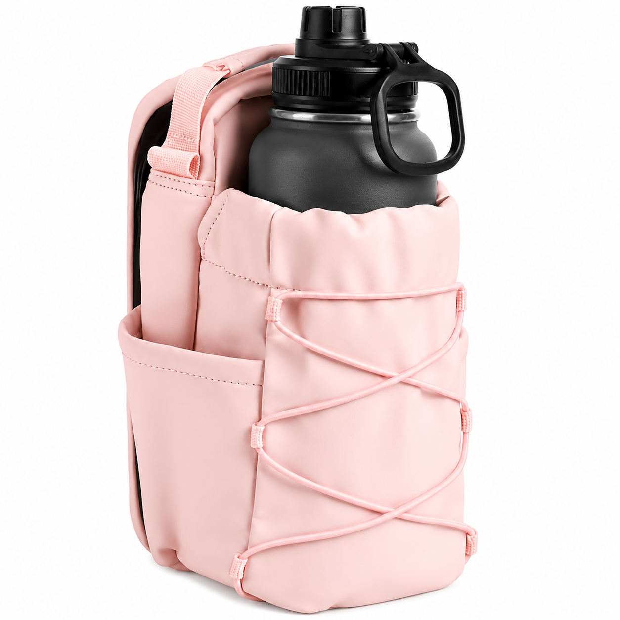 Magnetic Gym Bottle Bag – Hands-Free Bottle & Essentials Holder