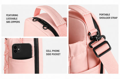 Magnetic Gym Bottle Bag – Hands-Free Bottle & Essentials Holder
