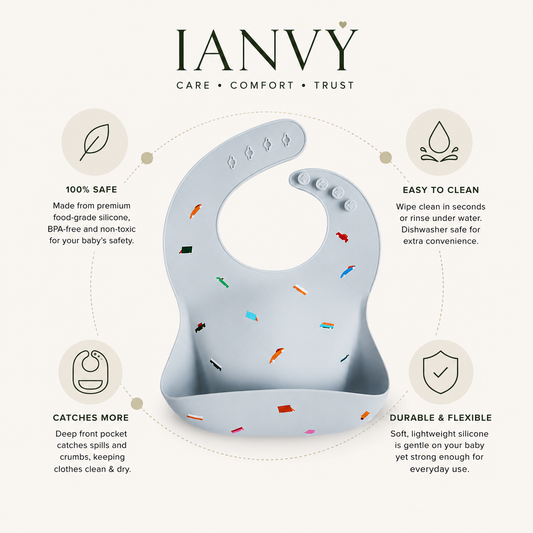 CloudBib™ – Soft Waterproof Feeding Bib