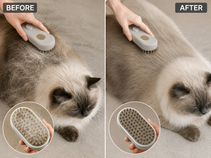 LumaFur™ Electric Mist Grooming Brush