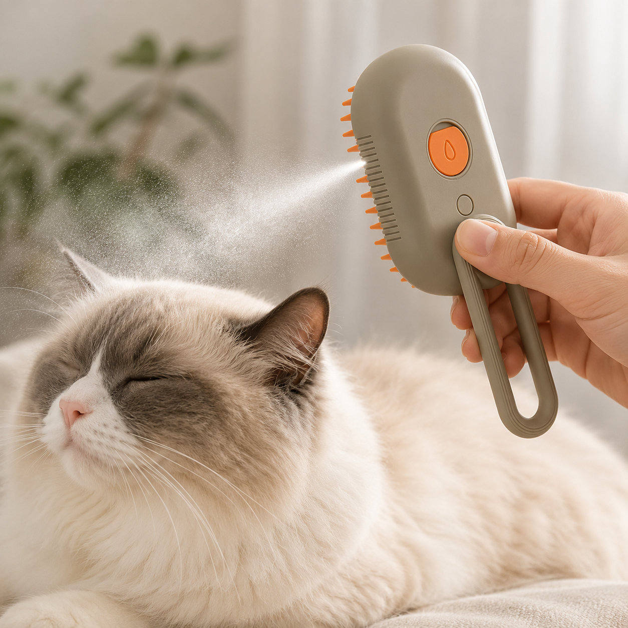 LumaFur™ Electric Mist Grooming Brush