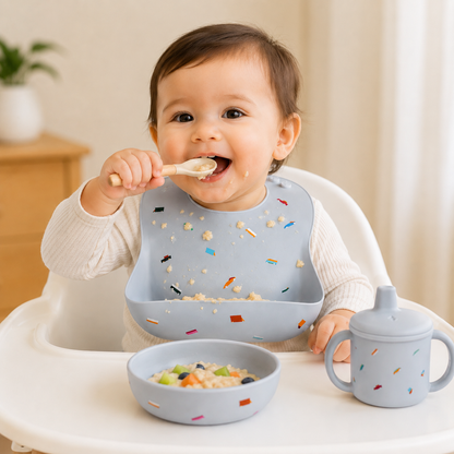 CloudBib™ – Soft Waterproof Feeding Bib